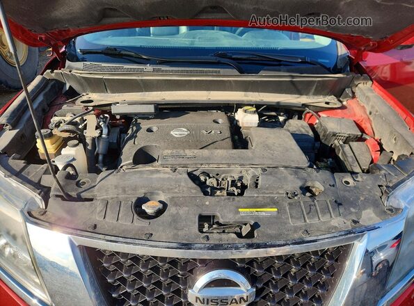 5N1AR2MM1GC656845 2016 NISSAN PATHFINDER Red Շարժիչի բաժամունքի տեսք