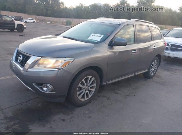 5N1AR2MM2GC620176 2016 NISSAN PATHFINDER Gray წინა მარცხენა ხედი სამი მეოთხედიდან