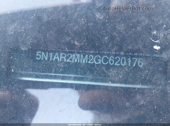 5N1AR2MM2GC620176 2016 NISSAN PATHFINDER Gray ძრავის განყოფილების ხედი