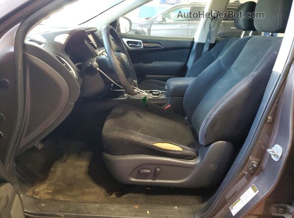 5N1AR2MM3GC669127 2016 NISSAN PATHFINDER Серый Вид салона спереди