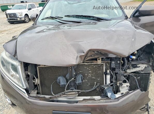 5N1AR2MM4GC615318 2016 NISSAN PATHFINDER Brown უკანა სალონის ხედი