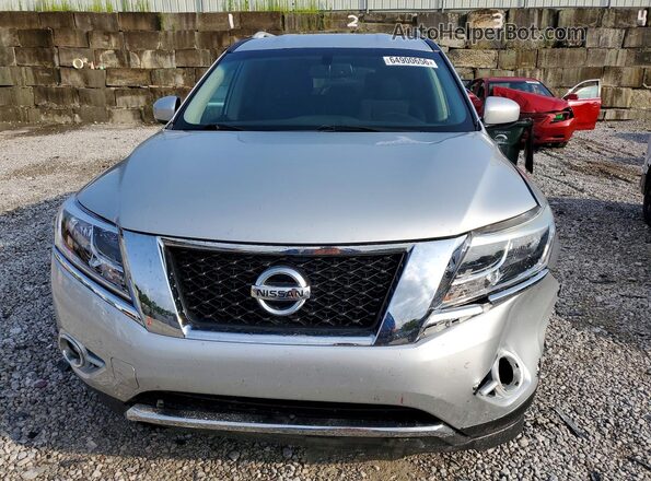 5N1AR2MM4GC620745 2016 NISSAN PATHFINDER Silver Front view