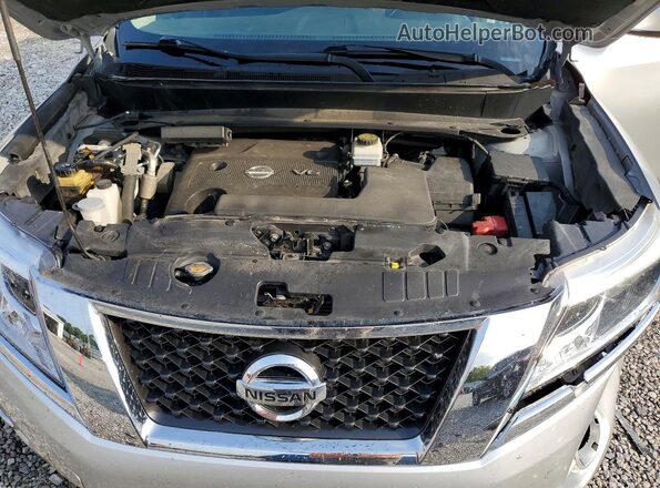 5N1AR2MM4GC620745 2016 NISSAN PATHFINDER Silver Engine compartment view