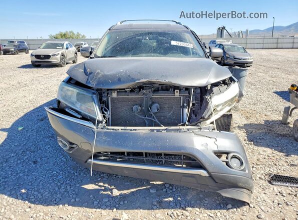 5N1AR2MM4GC645676 2016 NISSAN PATHFINDER Charcoal Front view