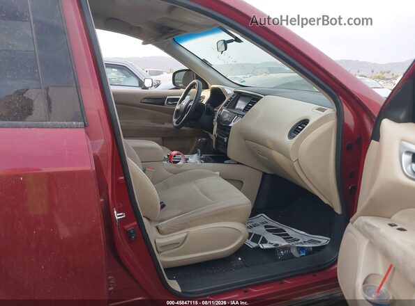 5N1AR2MM4GC671789 2016 NISSAN PATHFINDER Burgundy Vista interior delantera