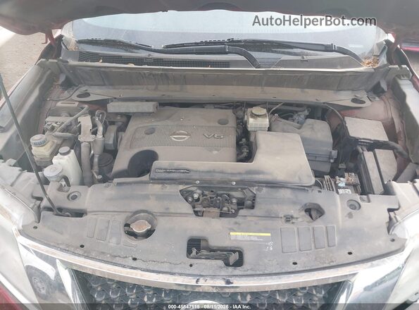 5N1AR2MM4GC671789 2016 NISSAN PATHFINDER Burgundy Vista trasera
