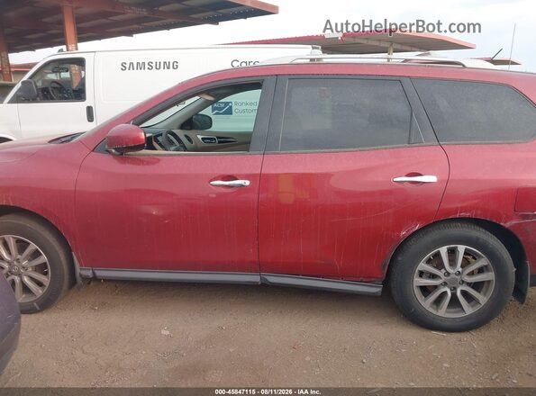5N1AR2MM4GC671789 2016 NISSAN PATHFINDER Burgundy Vista interior de 360 grados