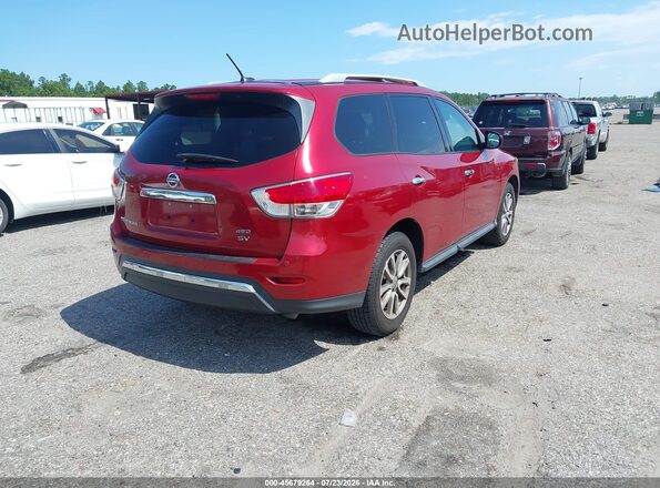 5N1AR2MM5GC604828 2016 NISSAN PATHFINDER Burgundy Հետևի աջ