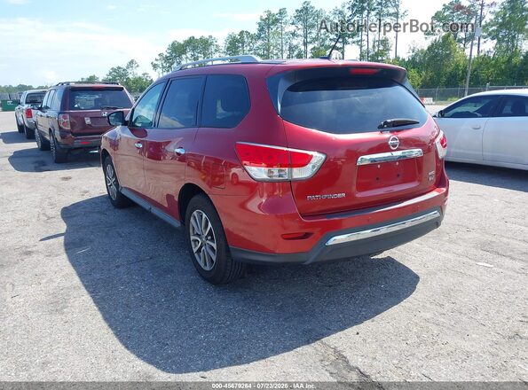 5N1AR2MM5GC604828 2016 NISSAN PATHFINDER Burgundy Հետևի ձախ
