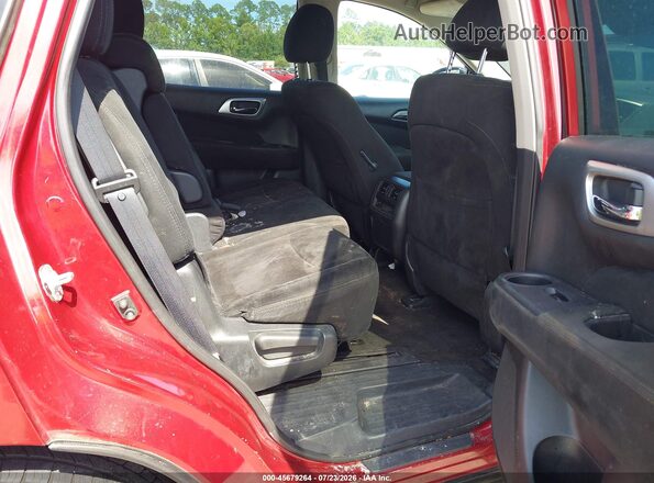 5N1AR2MM5GC604828 2016 NISSAN PATHFINDER Burgundy VIN կոդի պիտակի տեսք