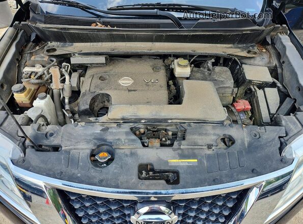 5N1AR2MM5GC614761 2016 NISSAN PATHFINDER Black Vista del compartimento del motor