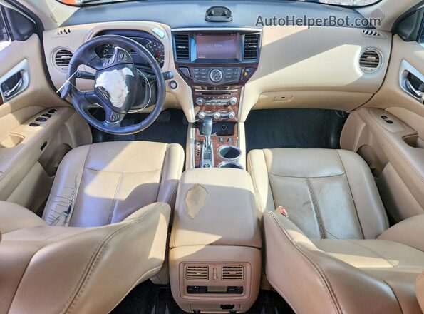 5N1AR2MM5GC668612 2016 NISSAN PATHFINDER White Widok deski rozdzielczej