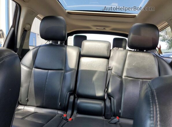 5N1AR2MM7GC616592 2016 NISSAN PATHFINDER Black Вид задніх сидінь