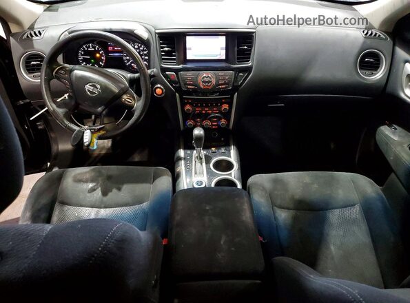 5N1AR2MM8GC604340 2016 NISSAN PATHFINDER Black Widok deski rozdzielczej