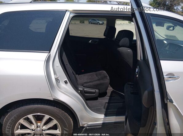 5N1AR2MM8GC608341 2016 NISSAN PATHFINDER Silver VIN კოდის სტიკერის ხედი