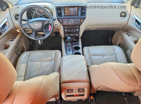 5N1AR2MM8GC633546 2016 NISSAN PATHFINDER White Widok deski rozdzielczej