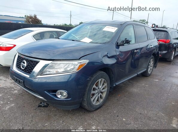 5N1AR2MM9GC633491 2016 NISSAN PATHFINDER Blue Front left
