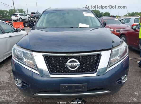5N1AR2MM9GC633491 2016 NISSAN PATHFINDER Blue Instrument cluster view
