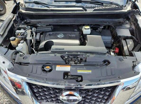 5N1AR2MN0GC644663 2016 NISSAN PATHFINDER Blue Widok komory silnika