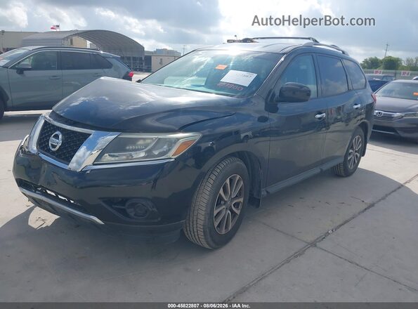 5N1AR2MN0GC667800 2016 NISSAN PATHFINDER Black წინა მარცხენა ხედი სამი მეოთხედიდან