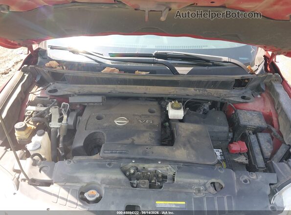 5N1AR2MN1GC619500 2016 NISSAN PATHFINDER Red უკანა ხედი
