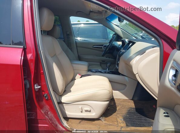 5N1AR2MN1GC619500 2016 NISSAN PATHFINDER Red წინა სალონის ხედი