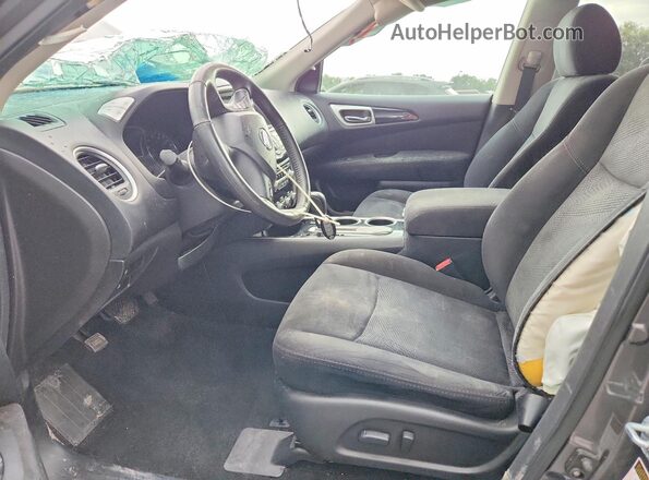 5N1AR2MN2GC601863 2016 NISSAN PATHFINDER Charcoal Widok wnętrza z przodu