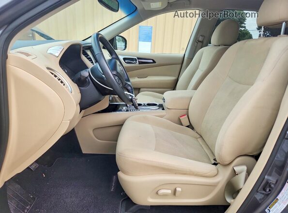 5N1AR2MN2GC616184 2016 NISSAN PATHFINDER Silver Widok wnętrza z przodu