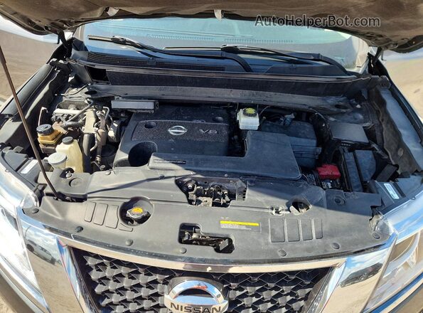 5N1AR2MN2GC624592 2016 NISSAN PATHFINDER Gray Engine compartment view
