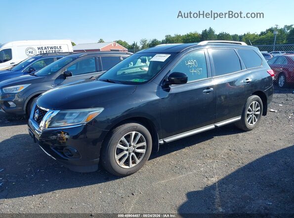 5N1AR2MN3GC622401 2016 NISSAN PATHFINDER Black Առջևի ձախ երեք քառորդ տեսարան