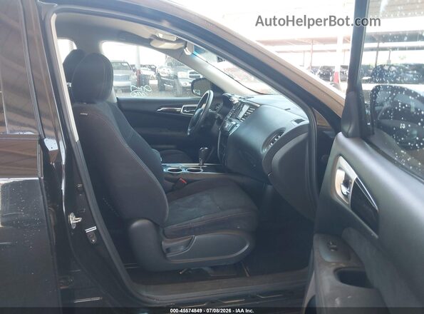 5N1AR2MN3GC627324 2016 NISSAN PATHFINDER Black Widok wnętrza z przodu
