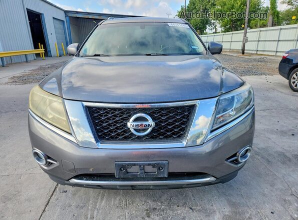 5N1AR2MN3GC658122 2016 NISSAN PATHFINDER Gray Front view