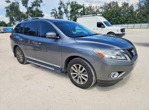 5N1AR2MN3GC667595 2016 NISSAN PATHFINDER Gray Передня права чверть