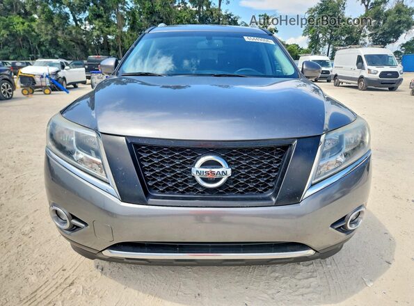 5N1AR2MN3GC667595 2016 NISSAN PATHFINDER Gray Вид спереду