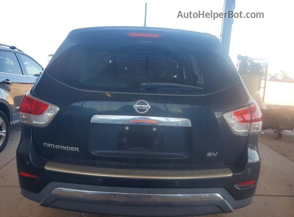 5N1AR2MN4GC605123 2016 NISSAN PATHFINDER Black Вид ззаду