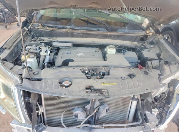5N1AR2MN4GC605123 2016 NISSAN PATHFINDER Black Вид задньої частини салону