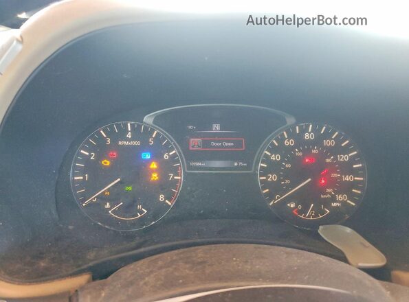 5N1AR2MN4GC605123 2016 NISSAN PATHFINDER Black Вид щитка приладів