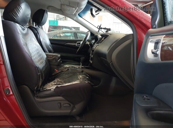 5N1AR2MN4GC636436 2016 NISSAN PATHFINDER Burgundy Вид салону спереду