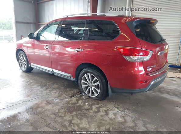 5N1AR2MN4GC636436 2016 NISSAN PATHFINDER Burgundy Задня ліва чверть