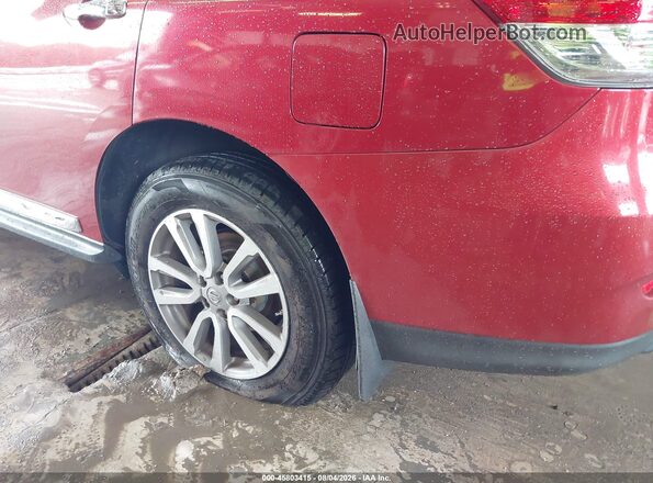 5N1AR2MN4GC636436 2016 NISSAN PATHFINDER Burgundy Вид спереду