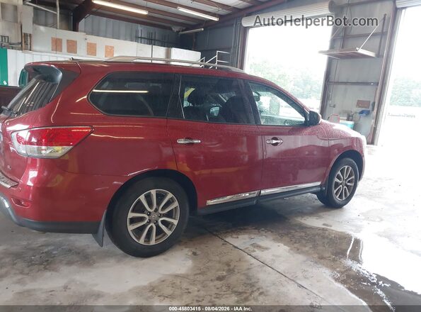 5N1AR2MN4GC636436 2016 NISSAN PATHFINDER Burgundy Вид задньої частини салону