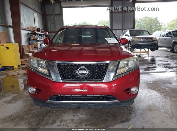 5N1AR2MN4GC636436 2016 NISSAN PATHFINDER Burgundy Вид щитка приладів