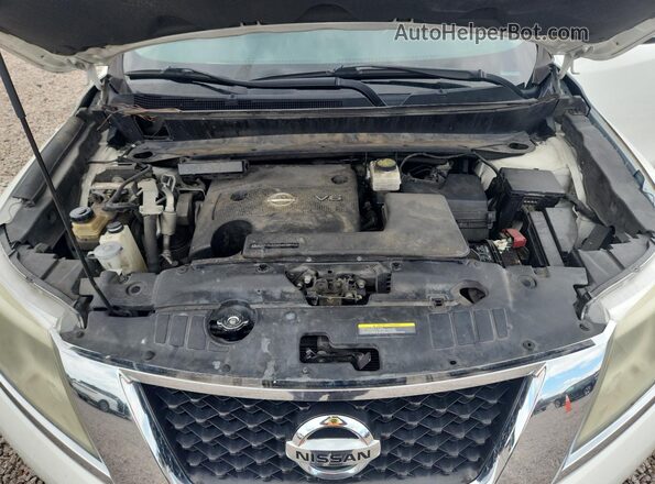 5N1AR2MN4GC648599 2016 NISSAN PATHFINDER Белый Вид подкапотного пространства