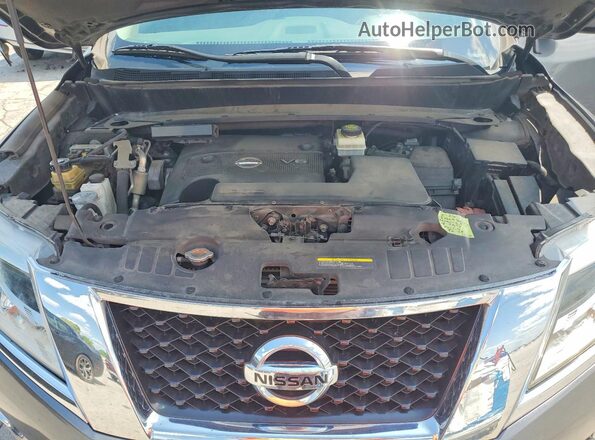 5N1AR2MN4GC664043 2016 NISSAN PATHFINDER Gray Engine compartment view