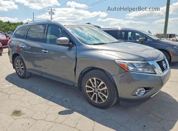 5N1AR2MN4GC664043 2016 NISSAN PATHFINDER Gray Front right
