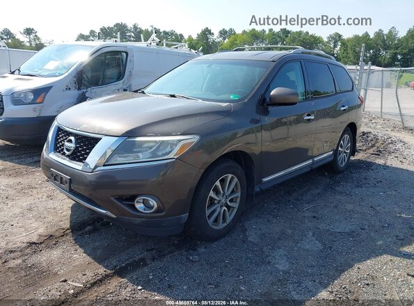 5N1AR2MN5GC613344 2016 NISSAN PATHFINDER Brown Front left