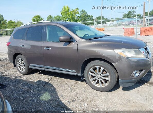 5N1AR2MN5GC613344 2016 NISSAN PATHFINDER Brown Rear interior view