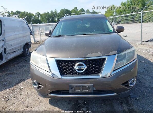 5N1AR2MN5GC613344 2016 NISSAN PATHFINDER Brown Instrument cluster view