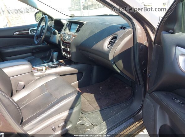 5N1AR2MN5GC613344 2016 NISSAN PATHFINDER Brown Front interior view