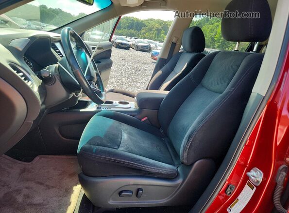 5N1AR2MN6GC614891 2016 NISSAN PATHFINDER Burgundy Widok wnętrza z przodu
